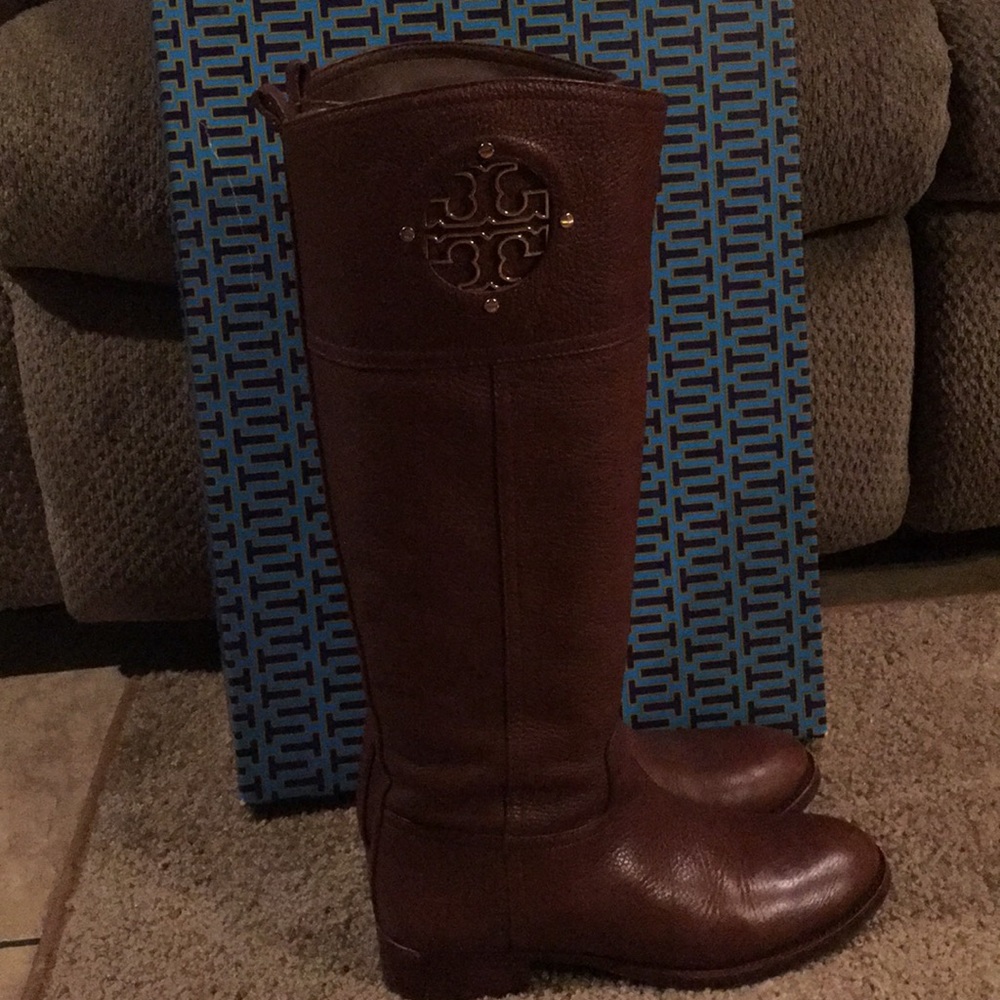 Tory Burch Riding Boots Size 8